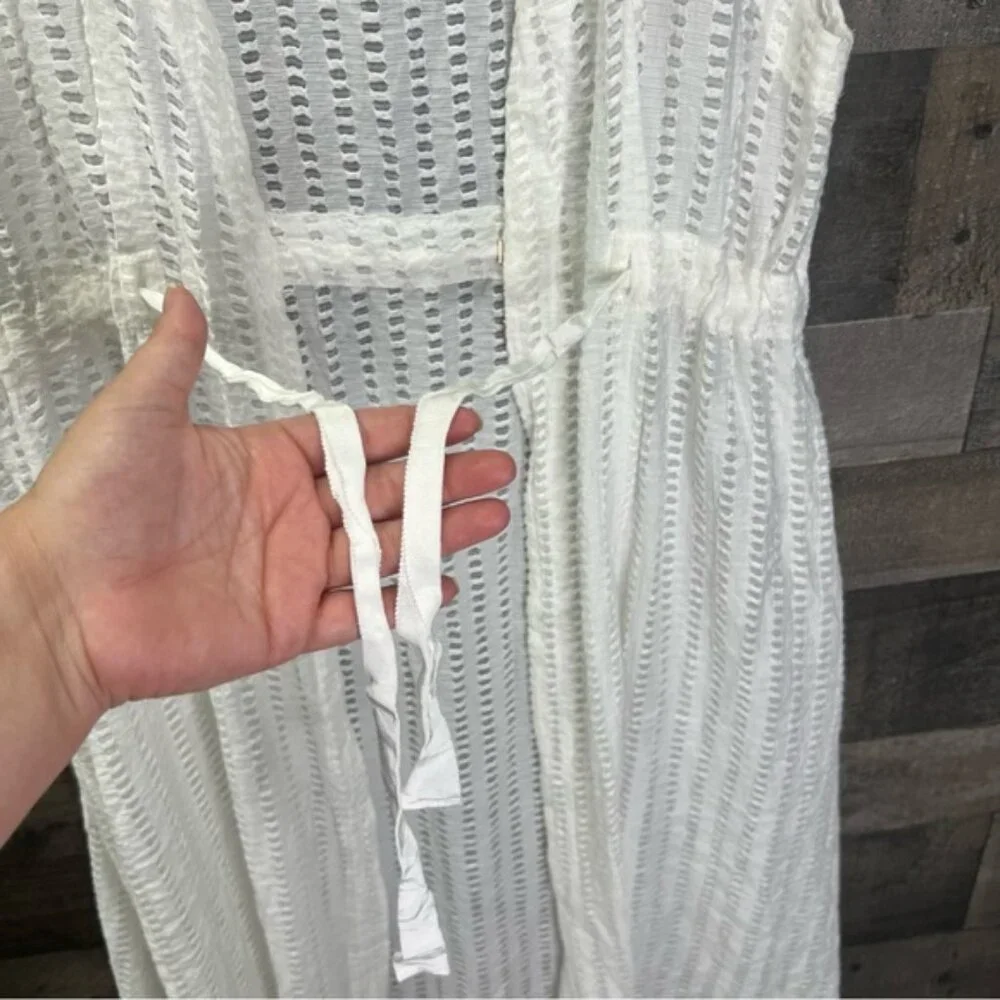 Anthropologie Swim Lilka Cloud Maxi Coverup Eyelet - Picture 7 of 11